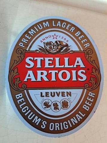 Stella Artois plaat voor tap. beschikbaar voor biedingen