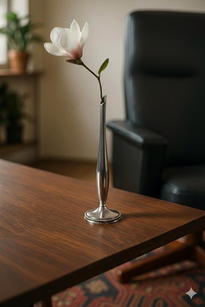 WMF Silver-Plated Soliflore Vase – Art Deco Style – ca. 1955, Antiek en Kunst, Kunst | Designobjecten, Ophalen