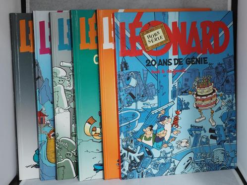 6 BD - Léonard, Livres, BD, Utilisé, Plusieurs BD, Enlèvement