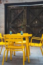 Retro rasa tafel / binnen- en buitengebruik (grote voorraad), Tuin en Terras, Ophalen of Verzenden, Nieuw, Vierkant, Metaal