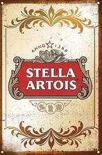 Metalen vintage mancave reclamebord Stella Artois - nieuw, Enlèvement ou Envoi, Panneau publicitaire, Neuf