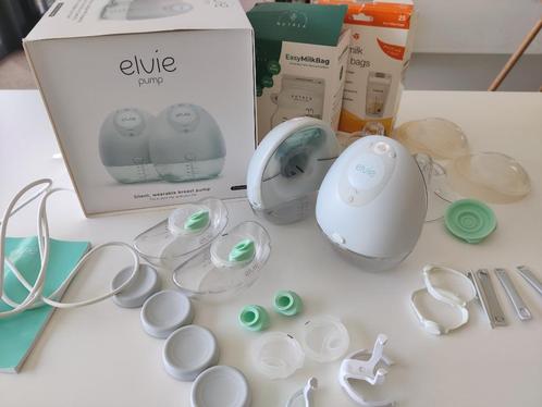 Elvie elektrische borstkolf dubbelzijdig, Kinderen en Baby's, Babyvoeding en Toebehoren, Zo goed als nieuw, Borstkolf, Ophalen