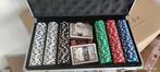 Pokerset in heel goede conditie, 1 keer gebruikt, Enlèvement