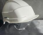 NIEUW Veiligheidshelm met ingebouwde klep bril, Doe-het-zelf en Bouw, Veiligheidshelmen, Ophalen, Gebruikt