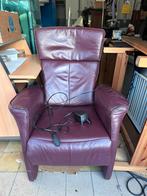Okin elektrische relax zetel bordeaux, Huis en Inrichting, Fauteuils, Ophalen, Gebruikt