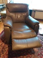 relaxzetel, Huis en Inrichting, Ophalen, Gebruikt, Minder dan 75 cm, Leer