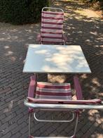 Campingtafel en stoel, Ophalen, Zo goed als nieuw, Campingtafel