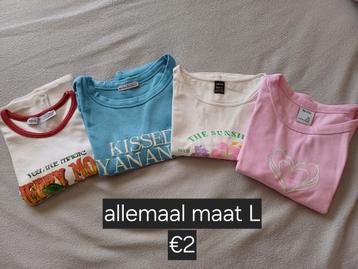 T-shirts kinderen/tieners beschikbaar voor biedingen