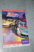 poster 24 h spa Francorchamps 2006 Maserati corvette, Ophalen of Verzenden, Gebruikt, Auto's