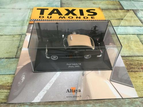 TAXI FORD VEDETTE V8 Paris 1955 1/43 IXO UH Neuf+Boite+Mag, Hobby en Vrije tijd, Modelauto's | 1:43, Nieuw, Auto, Universal Hobbies