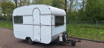 Oldtimer caravan 650kg beschikbaar voor biedingen
