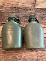 Militaria - 2 drinkbidon Belgisch Leger - A.B.L., Ophalen of Verzenden
