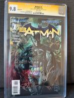 Batman new 52 #1 van sciver cgc 9,8 signed 2x hot toys, Eén comic, Ophalen of Verzenden, Nieuw, Amerika