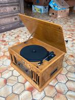 Platenspeler met cd en kasseten, Audio, Tv en Foto, Platenspelers, Ophalen