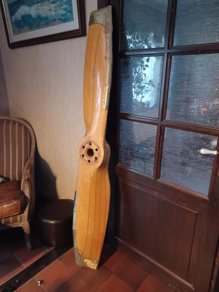 Echte houten propeller voor industriële loftinrichting, Antiek en Kunst, Kunst | Designobjecten, Ophalen of Verzenden