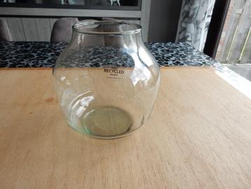 nr.284 - Vaas/ bloempot recycled glas