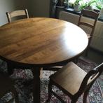 Massieve tafel, Huis en Inrichting, Ophalen, 100 tot 150 cm, Eikenhout, Zo goed als nieuw