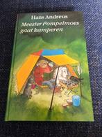 Hans Andreus : Meester Pompelmoes gaat kamperen, Comme neuf, Garçon ou Fille, Livre de lecture, Enlèvement ou Envoi