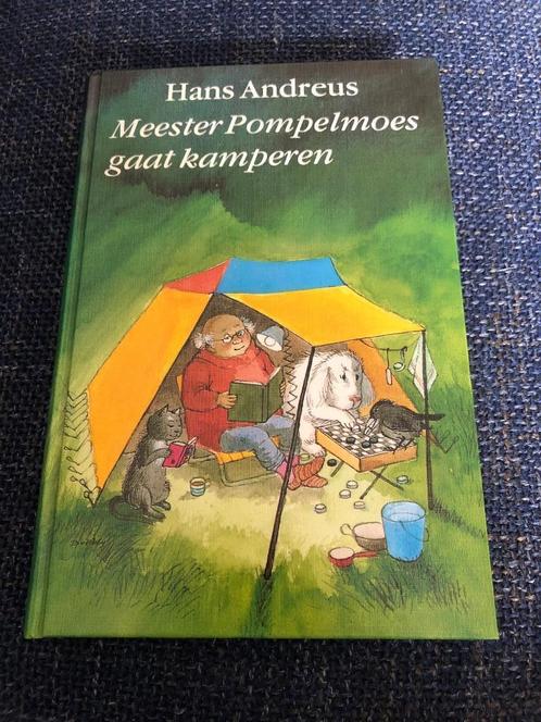 Hans Andreus : Meester Pompelmoes gaat kamperen, Livres, Livres pour enfants | 4 ans et plus, Comme neuf, 5 ou 6 ans, Garçon ou Fille