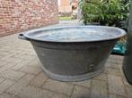groot oud zinken bad / bloembak 50l, Ophalen, Gebruikt