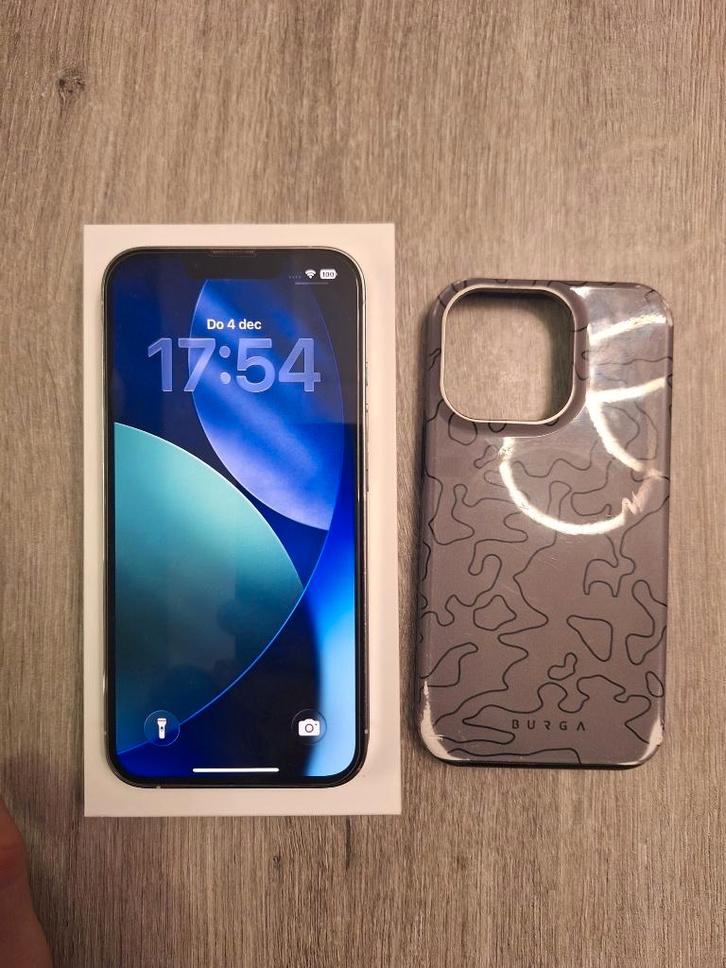 Iphone 13 pro wit 256gb perfecte staat, Télécoms, Téléphonie mobile | Apple iPhone, Comme neuf, 256 GB, Sans abonnement, Sans simlock