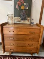 Commode vintage annee 50 en chene, Maison & Meubles, 25 à 50 cm, Moins de 100 cm, Enlèvement, Utilisé