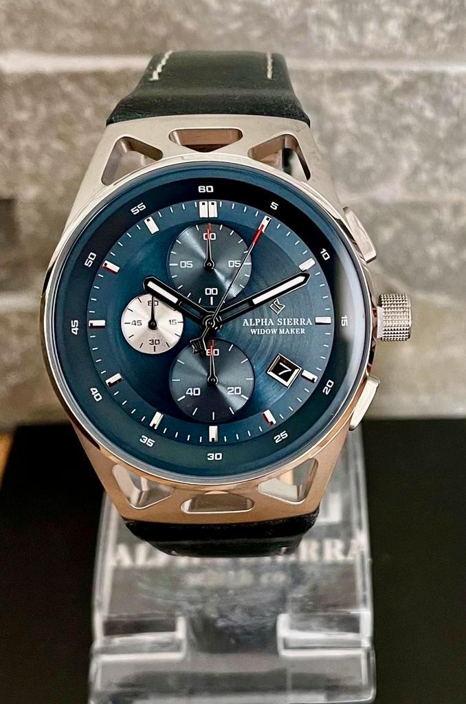 ALPHA SIERRA WIDOWMAKER SPORT CHRONO TWV399€! 💯%NIEUW!, Handtassen en Accessoires, Sporthorloges, Nieuw, Ophalen of Verzenden