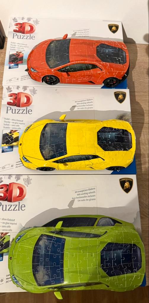 Ravensburger Lamborghini, Hobby en Vrije tijd, Denksport en Puzzels, Zo goed als nieuw, Ophalen of Verzenden