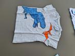 grijs t-shirt met dino, CA, 104, Ophalen of Verzenden, Zo goed als nieuw