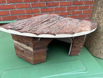 Hoekslaaphok Jespers Konijnen Natuurhout beschikbaar voor biedingen