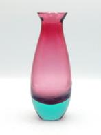 Vintage blauw-roze Murano vaas, Antiek en Kunst, Ophalen