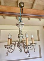 Kroonluchter antiek, glas, Huis en Inrichting, Ophalen, Gebruikt, Glas