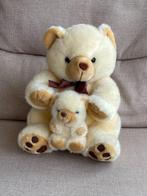 Teddybeer met baby, Kinderen en Baby's, Speelgoed | Knuffels en Pluche, Ophalen of Verzenden, Zo goed als nieuw, Beer