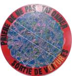 Pri!re de ne pas stationner - panneau détourné - street art, Ophalen of Verzenden
