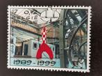 Belgie 1999 - ruimtevaart - raket van Kuifje - stripmuseum, Ophalen of Verzenden, Gestempeld, Ruimtevaart