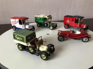 5 oldtimer modellen 1:43