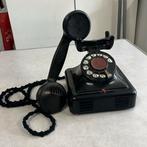Oude zwarte draaischijf telefoon, Ophalen of Verzenden, Zo goed als nieuw