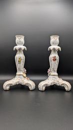 Set van 2 kandelaars in porselein, PMP 1817 Von Schierholz, Enlèvement