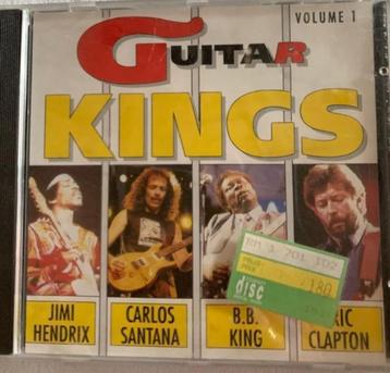 Cd Guitar Kings Jimi Hendrix, Eric Clapton ... beschikbaar voor biedingen