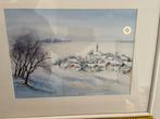 Superbe aquarelle signée Renée Gillet, Ophalen of Verzenden