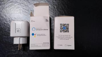 wifi stekker 20A met verbruiksmeter smart life app