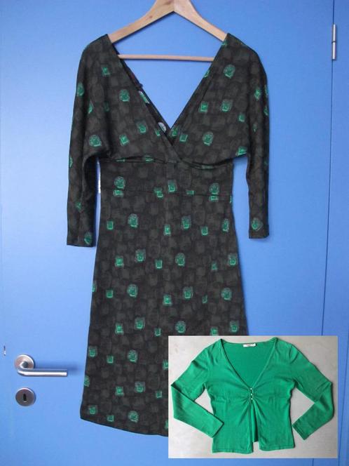 Fragile - Mooie donkergroene jurk - Maat M - Nieuw!, Kleding | Dames, Zwangerschapskleding, Nieuw, Jurk, Maat 38/40 (M), Groen