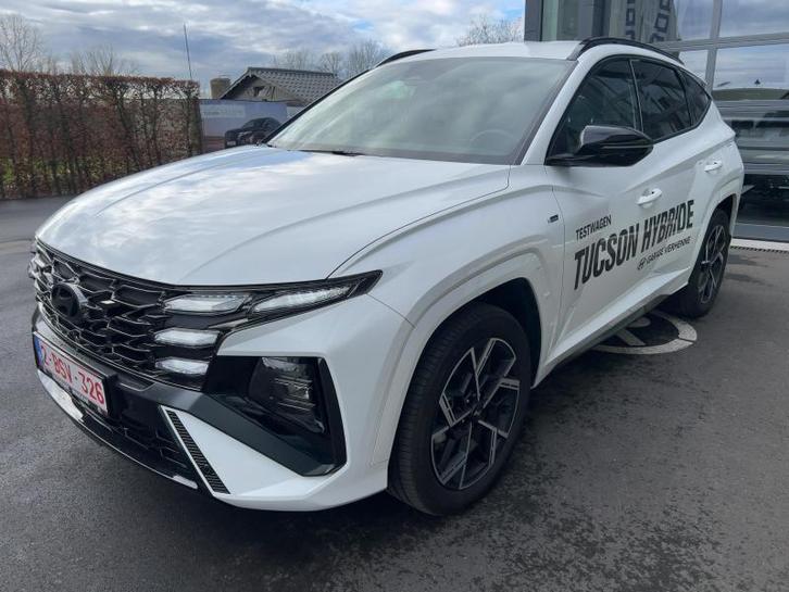 Hyundai Tucson 1.6 T GDI HEV Feel N-Line Top Belgische demo, Autos, Hyundai, Entreprise, Tucson, Régulateur de distance, Airbags