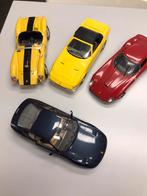 4 voitures miniatures Ferrari 1/18, Comme neuf, Voiture, Enlèvement ou Envoi
