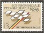Belgie 1986 - Yvert/OBP 2231 - 150 jaar Provinciewetten (PF), Postzegels en Munten, Verzenden, Postfris