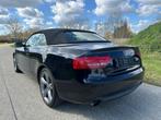 Audi A5 Cabrio 2.0i, Auto's, Audi, Cabriolet, Zwart, Handgeschakeld, Grijs