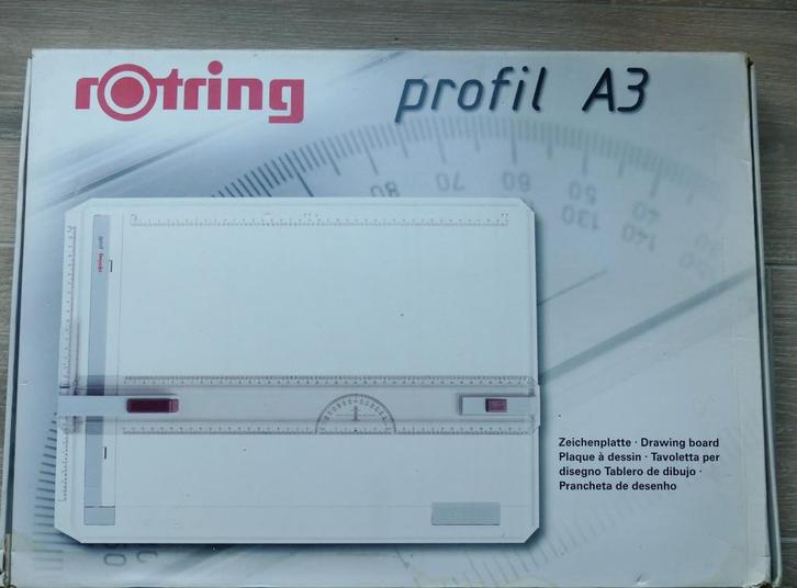 Planche à dessin Rotring A3, Hobby & Loisirs créatifs, Dessin, Comme neuf, Papier, Carnet de croquis ou à dessin, Enlèvement ou Envoi