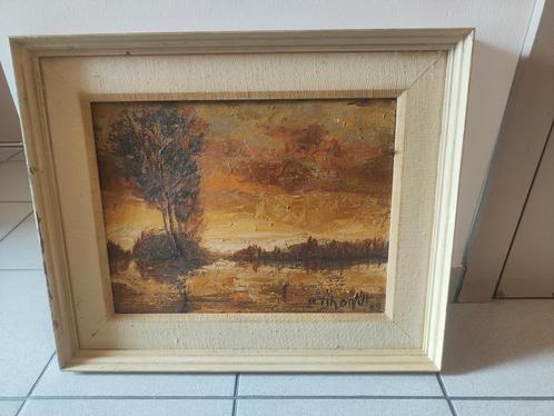 SCHILDERIJ BERLARE DONK LUCIEN DHONDT/ZWIJNAARDE, Antiek en Kunst, Kunst | Schilderijen | Klassiek, Ophalen
