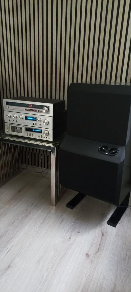 pioneer bleu-line stereo met b&w speakers, Audio, Tv en Foto, Stereoketens, Zo goed als nieuw, Speakers, Pioneer, Ophalen