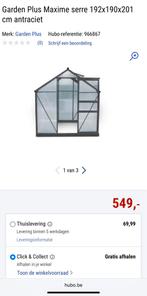 Garden Plus Serre 192 x 190 x 201, Tuin en Terras, Kweekspullen, Ophalen, Zo goed als nieuw